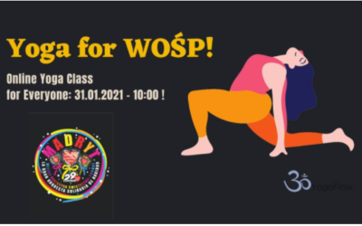 Yoga Online for WOŚP! – Online Yoga Class for Everyone 31.01.2021!